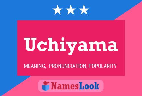 Uchiyama Name Poster