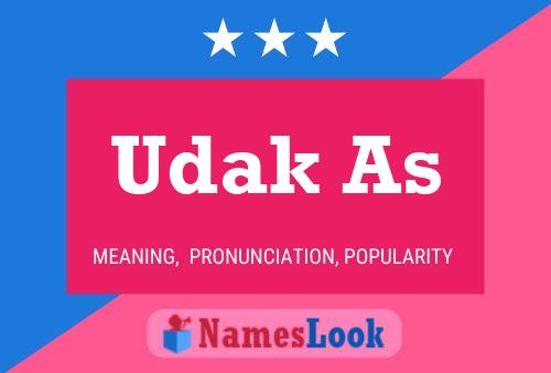 Udak As Name Poster