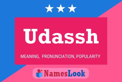 Udassh Name Poster