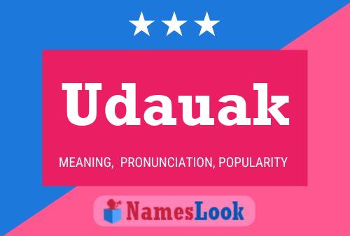 Udauak Name Poster