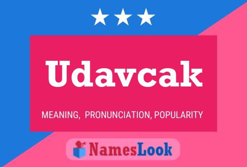 Udavcak Name Poster