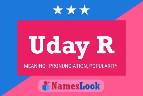 Uday R Name Poster