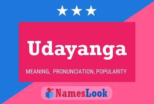 Udayanga Name Poster