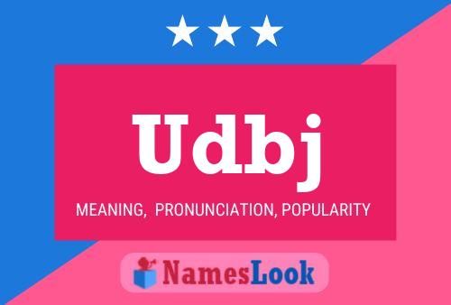 Udbj Name Poster