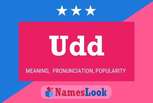 Udd Name Poster