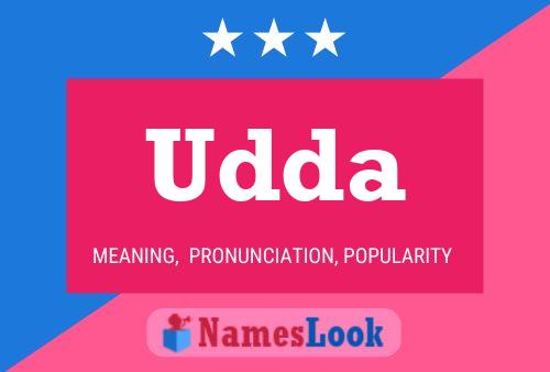 Udda Name Poster