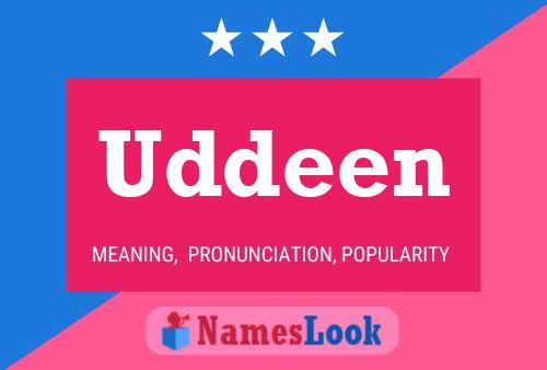 Uddeen Name Poster