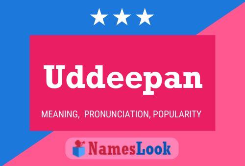 Uddeepan Name Poster