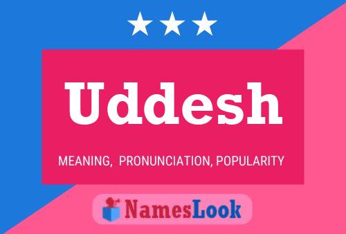 Uddesh Name Poster