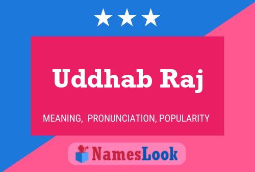 Uddhab Raj Name Poster