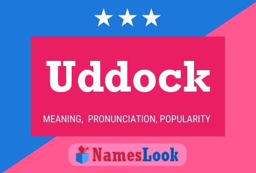 Uddock Name Poster