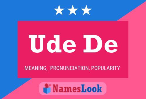 Ude De Name Poster