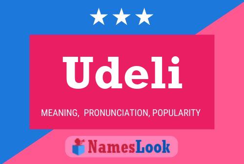 Udeli Name Poster