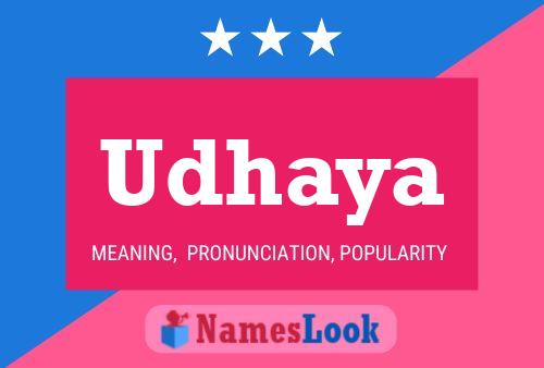 Udhaya Name Poster