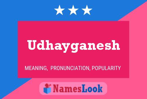 Udhayganesh Name Poster