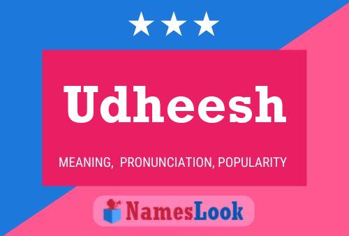 Udheesh Name Poster