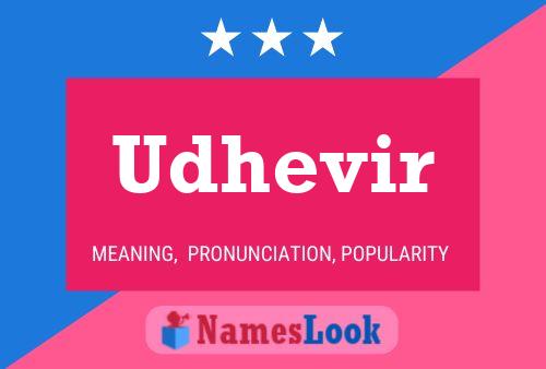 Udhevir Name Poster