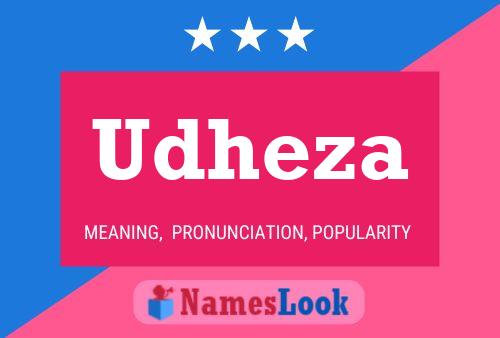 Udheza Name Poster