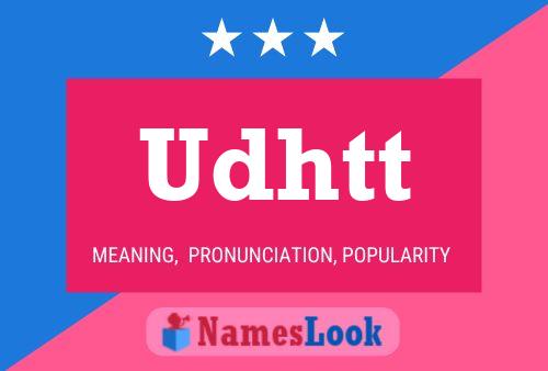 Udhtt Name Poster