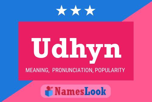 Udhyn Name Poster