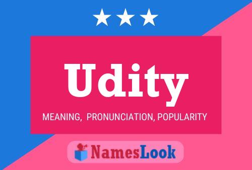 Udity Name Poster