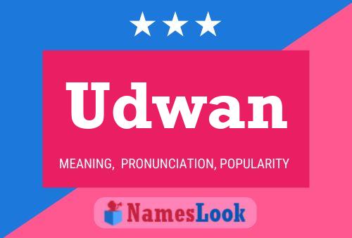 Udwan Name Poster