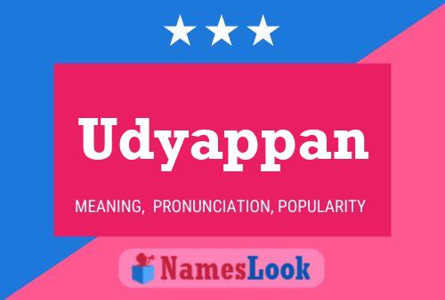 Udyappan Name Poster