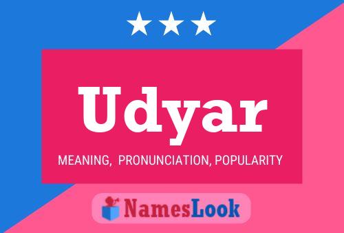 Udyar Name Poster