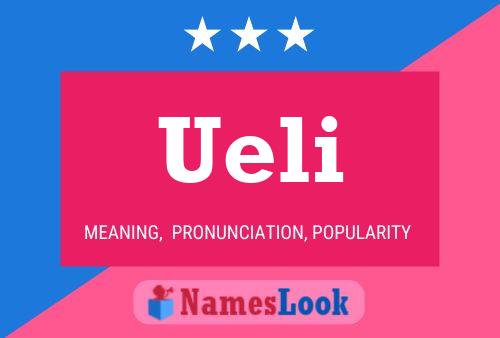 Ueli Name Poster