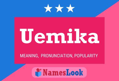 Uemika Name Poster