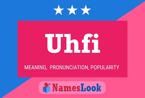 Uhfi Name Poster