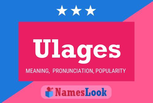 Ulages Name Poster