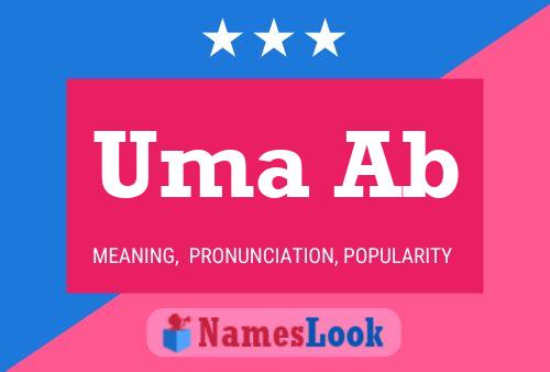 Uma Ab Name Poster