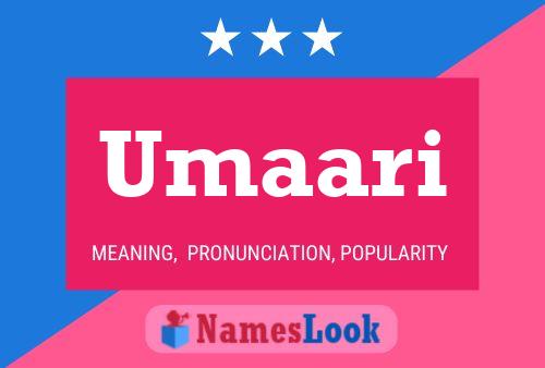 Umaari Name Poster