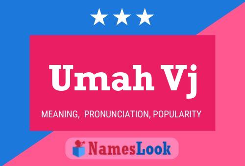 Umah Vj Name Poster