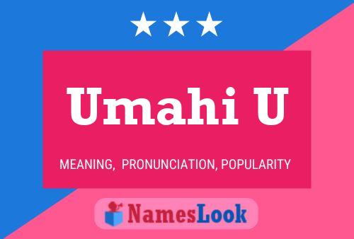 Umahi U Name Poster