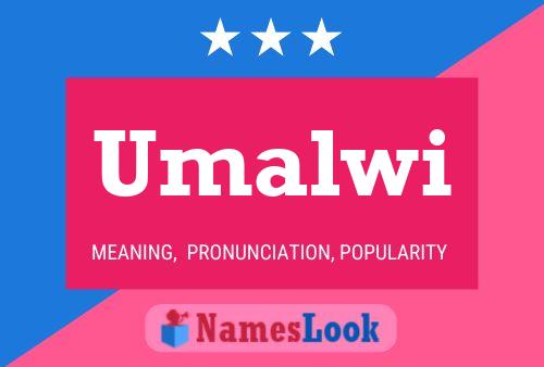 Umalwi Name Poster