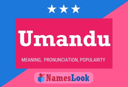 Umandu Name Poster