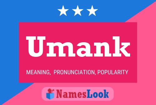 Umank Name Poster