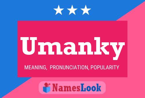 Umanky Name Poster