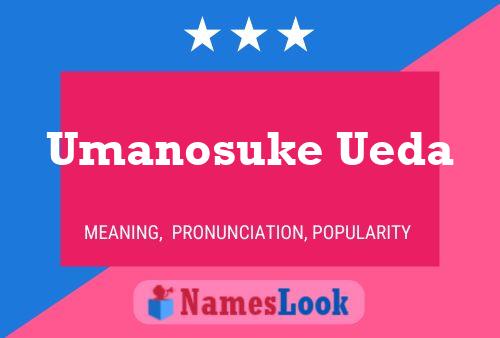 Umanosuke Ueda Name Poster