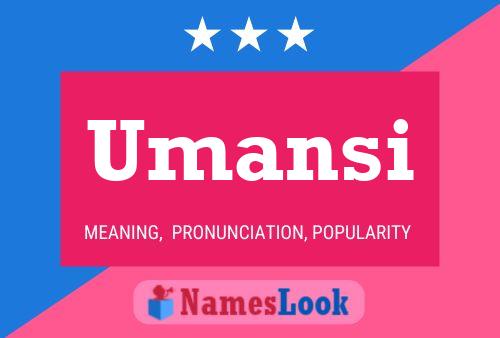 Umansi Name Poster