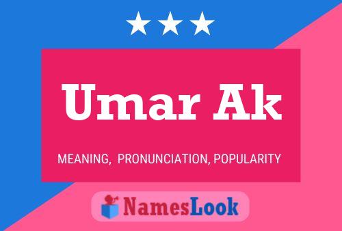 Umar Ak Name Poster