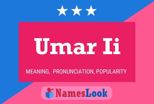 Umar Ii Name Poster