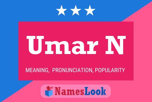 Umar N Name Poster