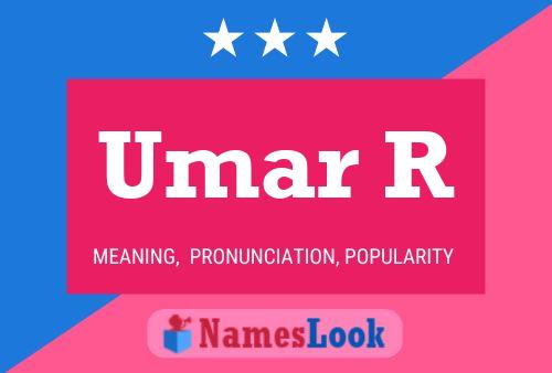 Umar R Name Poster