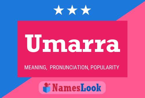 Umarra Name Poster