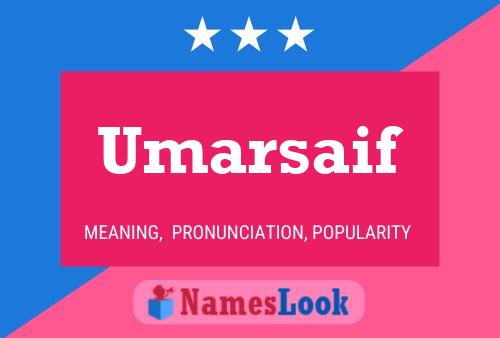 Umarsaif Name Poster