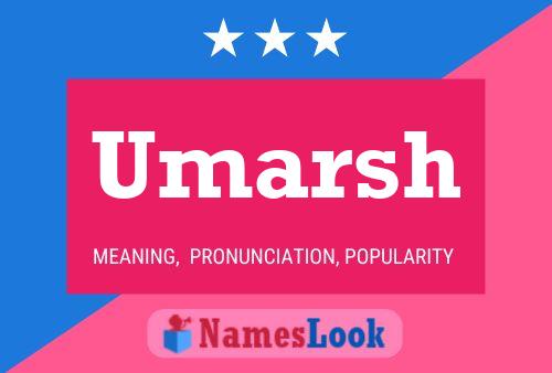 Umarsh Name Poster