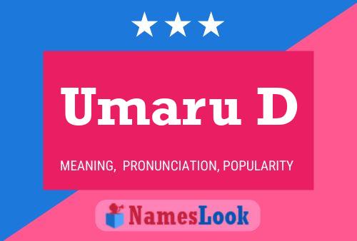 Umaru D Name Poster